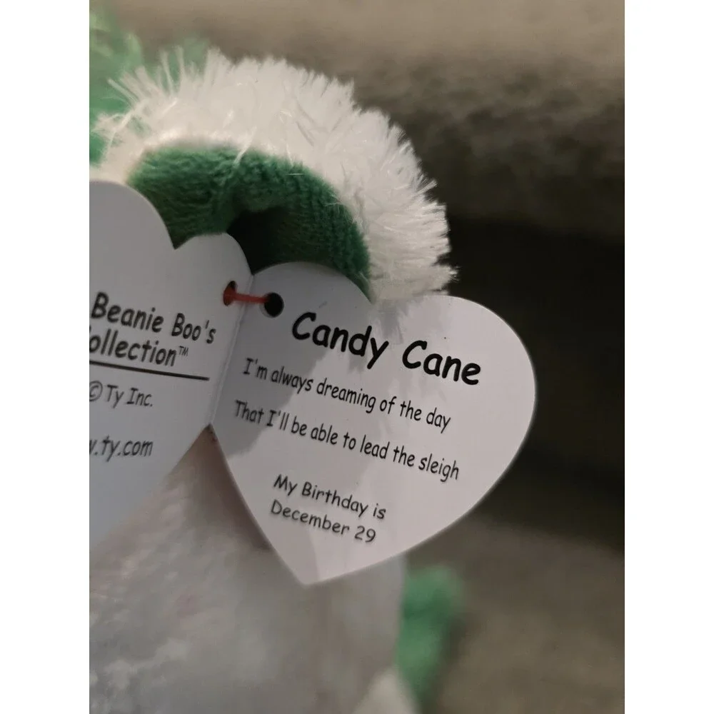 Ty Beanie Boos - Candy Cane the Christmas Unicorn, Medium (9.25